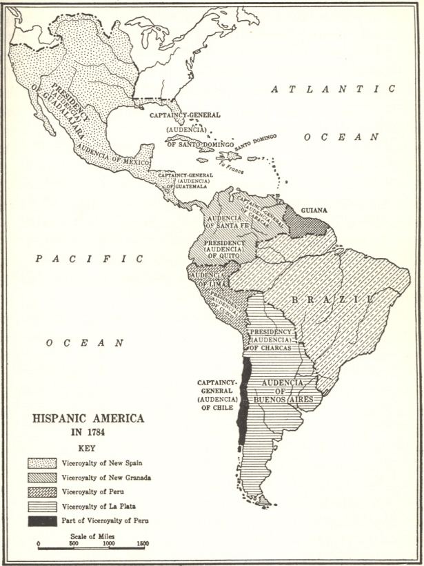Map Of Colonial Latin America 93