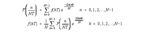 Discrete Fourier Equations