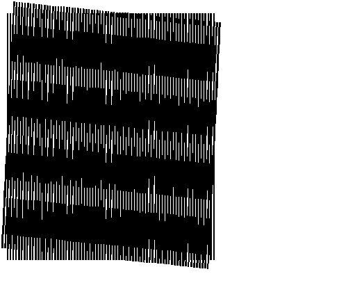 Moire of rotated grids with same pitch