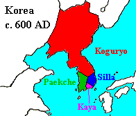 three kingdoms of korea